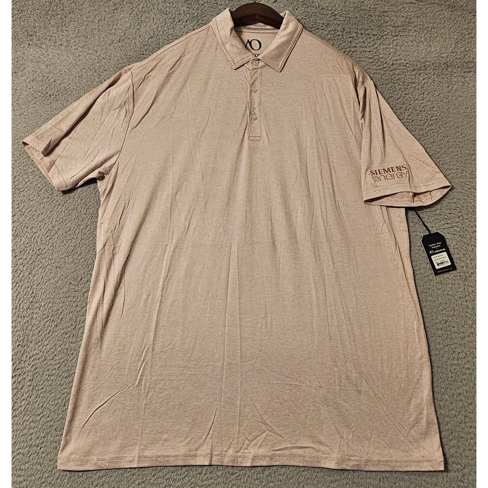 AndersonOrd Gamer Polo Shirt Mens Size XL Pink Siemens Energy Logo NWT